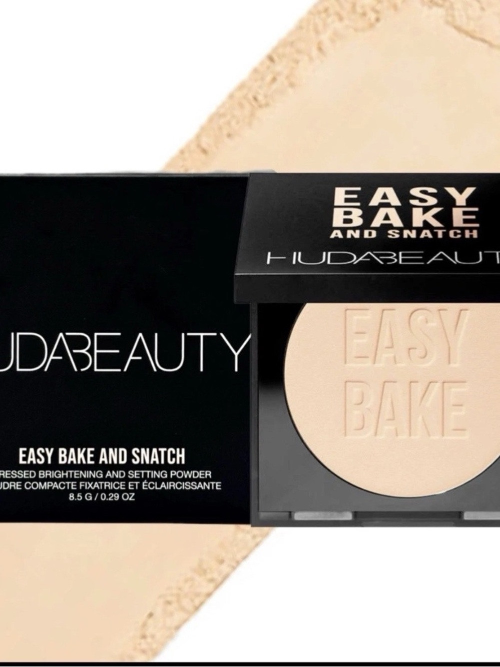 HUDA BEAUTY Easy Bake &Snatch Pressed Setting Powder POUND CAKE NIB